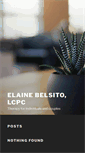 Mobile Screenshot of elainebelsito.com